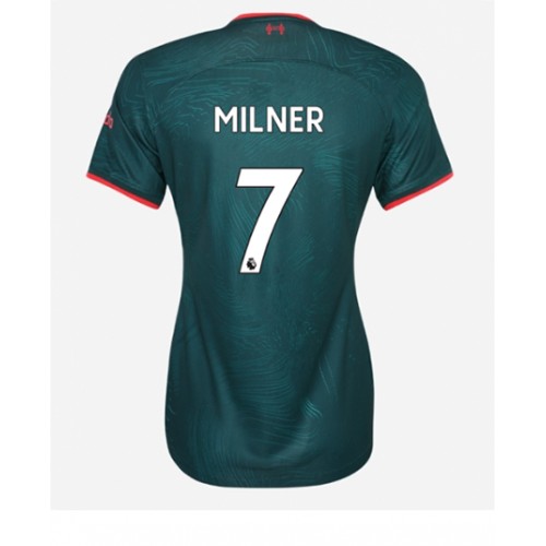 Liverpool James Milner #7 Tredjedrakt Kvinner 2022-23 Kortermet Liverpool James Milner #7 Tredjedrakt Kvinner 2022-23 Kortermet